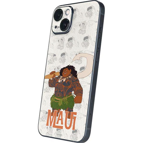 Disney Princess Moana Maui Pattern iPhone 13 Skin